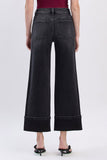 Smokeshow High Rise Cuffed Wide Denim