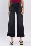 Smokeshow High Rise Cuffed Wide Denim