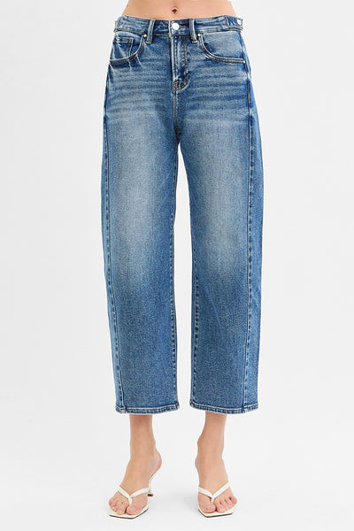 Perfect Fit Barrel Denim-CURVY