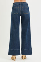 Backroad Blues Mid Rise Trouser Denim