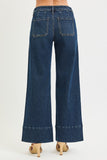 Backroad Blues Mid Rise Trouser Denim