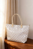 Checkered Tote Bag