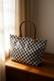 Checkered Tote Bag