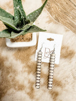 Marble Long Bar Earrings
