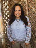 Whispering Lace Sweatshirt