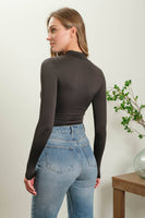 Girl Crush Mock Neck Seamless Bodysuit