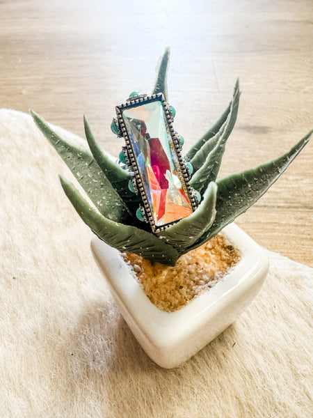 AB Rectangle Ring