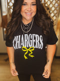 CHARGERS Bow Tee