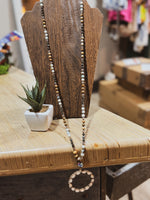 Wood Circle Necklaces