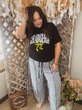 Espresso Gingham Pants