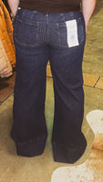 Backroad Blues Mid Rise Trouser Denim