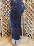 Raven Inseam Snap High rise Denim