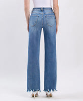 Chase You Down The Driveway Super High Rise TC Denim-CURVY