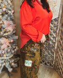 Outlaw Cargo Patch Pants-CURVY