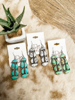 Cluster Marble Earrings