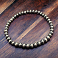 4mm - Sterling Pearl Stretch Bracelet