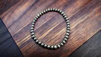 4mm - Sterling Pearl Stretch Bracelet