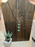 Falling Teardrop Necklace