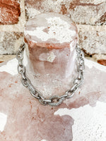 Crystal Chain Link Necklace