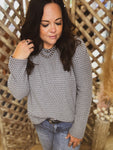 Backup Plan Textured Knit Crewneck Sweater