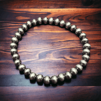 5mm Sterling Pearl Stretch Bracelet