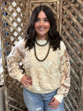 Whispering Lace Sweatshirt