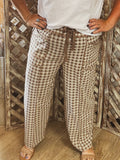 Brown Sugar Gingham Pants