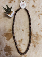 32in Large Disc Navajo Pearl Necklace