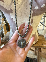 Coin Navajo Pearl Necklace