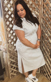 Coffee Run Midi Dress