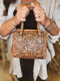Mini Tooled Trunk Bag