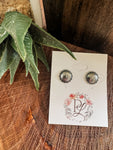 Small Subtle Concho Stud Earrings