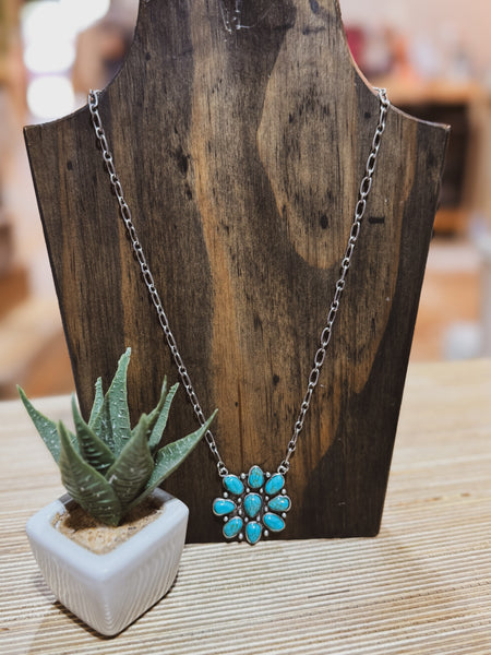 Floral Squash Chain Necklace