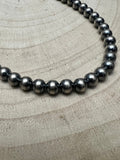 6mm Sterling Pearl Necklace - 16 inch