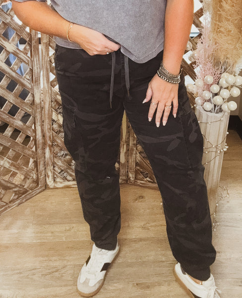 Last One To Know Camo Cargo Pants