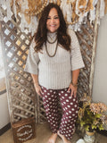 Merlot Muse Polka Dot Bottoms