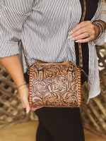 Mini Tooled Trunk Bag