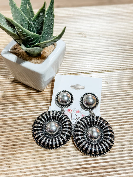 Round Bubble Dangle Earrings