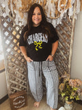 Espresso Gingham Pants