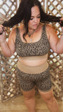 Player Biker Shorts & Bra Set