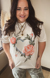 Rosy Heart Tee