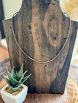 3mm Navajo Pearl & Gold Necklace
