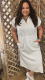 Coffee Run Midi Dress