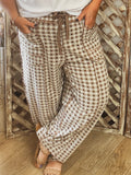 Brown Sugar Gingham Pants