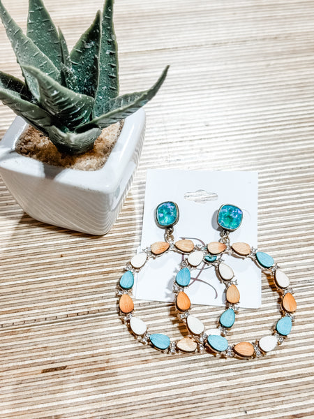 Wood Circle Earrings