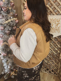 Cattle Country Cozy Vest-CURVY