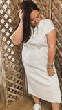 Coffee Run Midi Dress