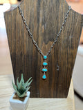 Falling Teardrop Necklace