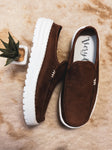 Brunette Slip On Shoes