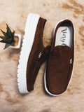 Brunette Slip On Shoes